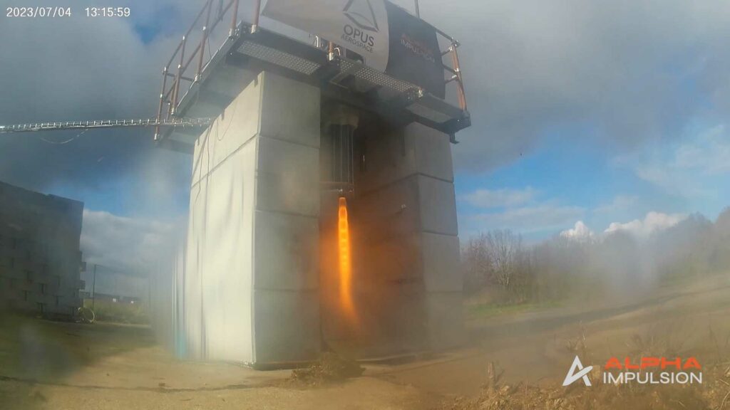 Alpha Impulsion tests its first hybrid rocket engine